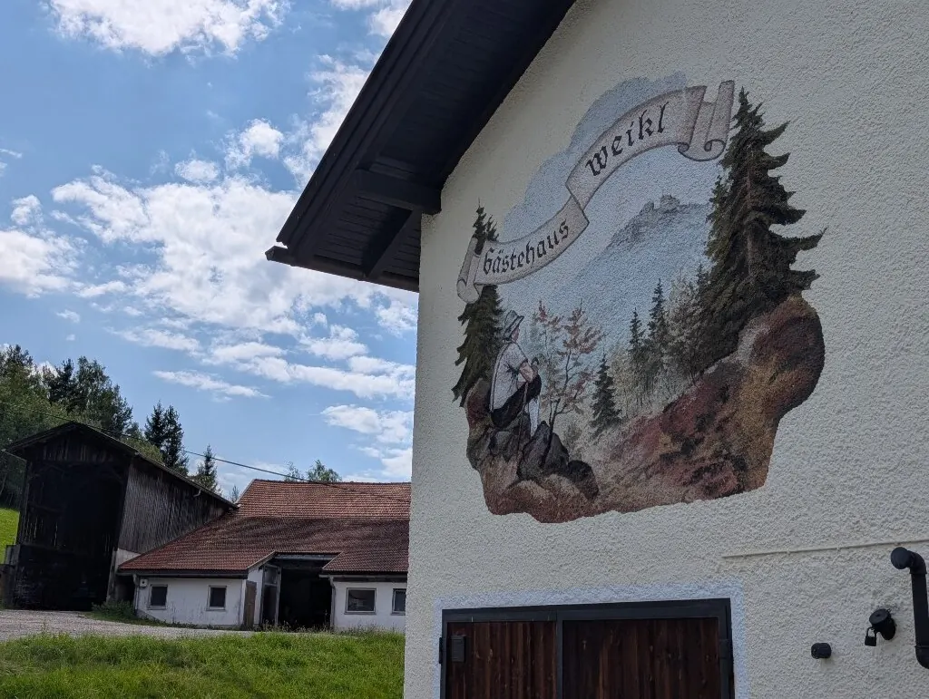 Wandbild Gästehaus Weikl