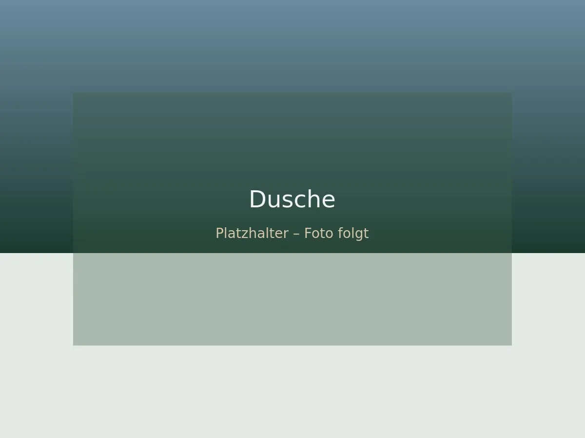 Dusche – Platzhalter